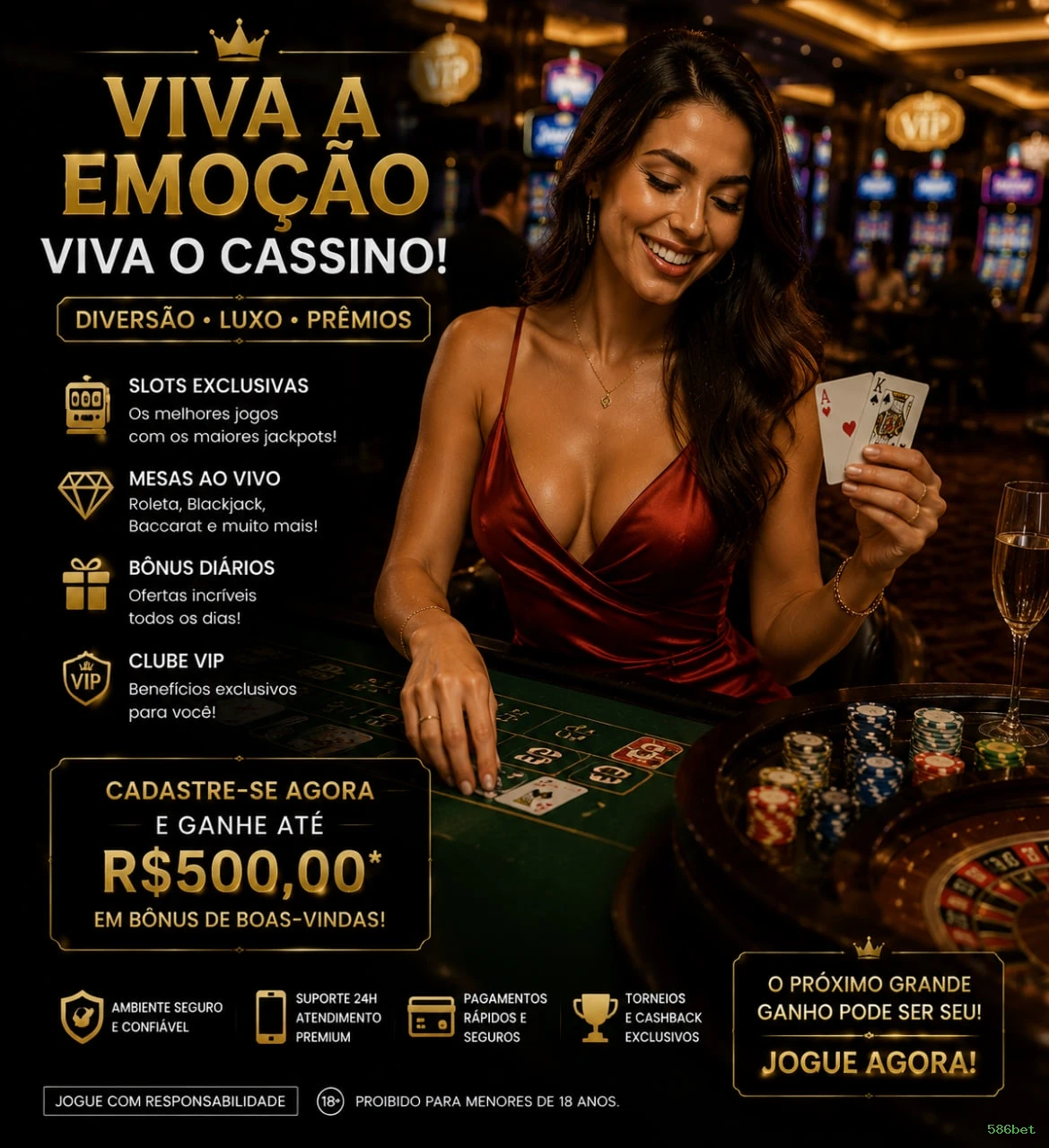 Segurança 586bet SSL